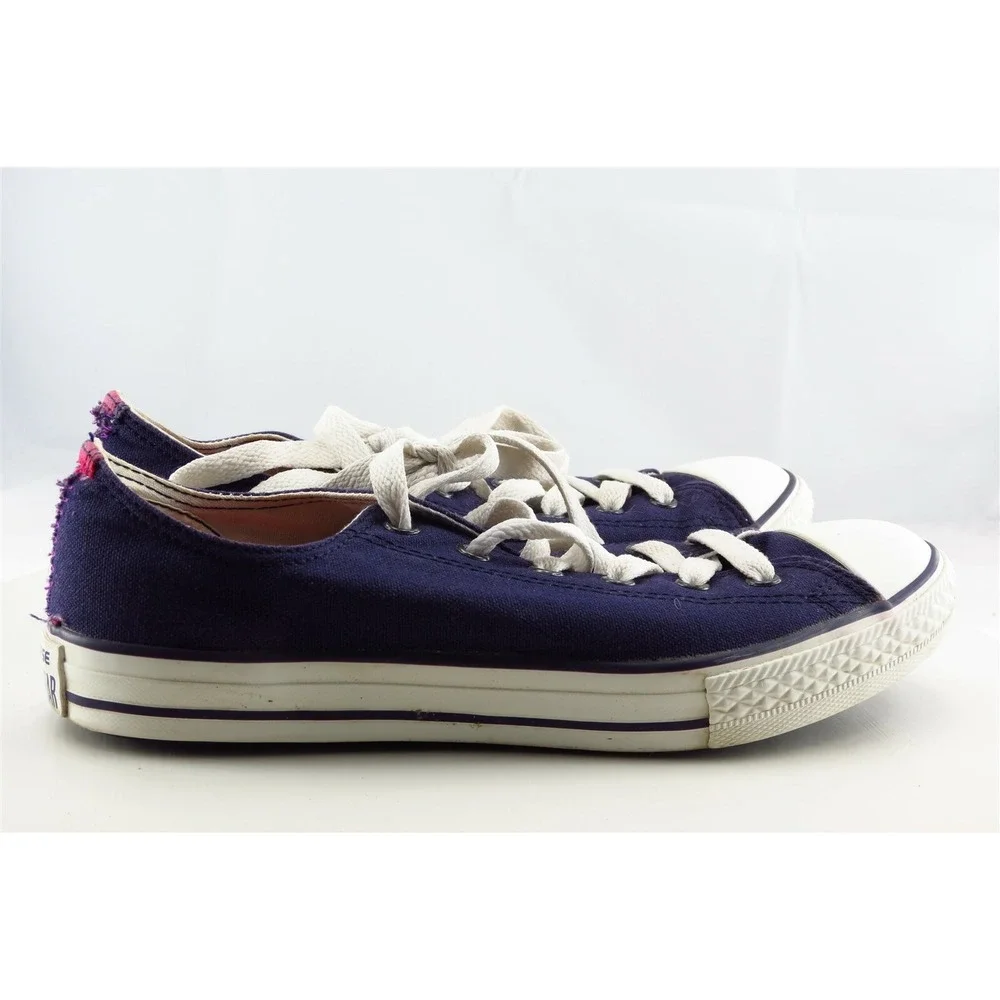 Converse Girls' All Star‎ Low Top Shoes Size 6 Purple Fabric Casual Sneaker